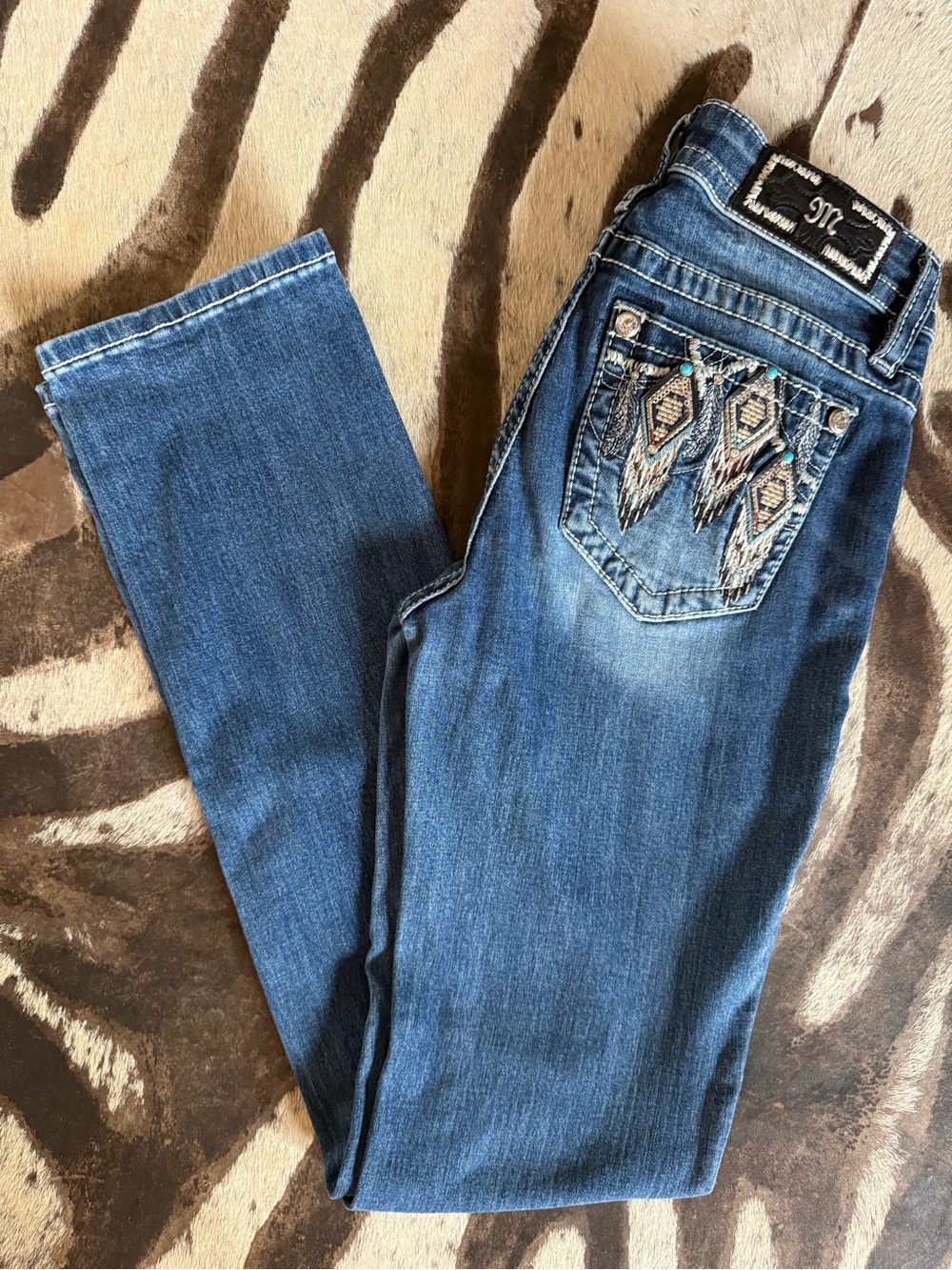 Miss Me Embellished Blue Women's Jeans